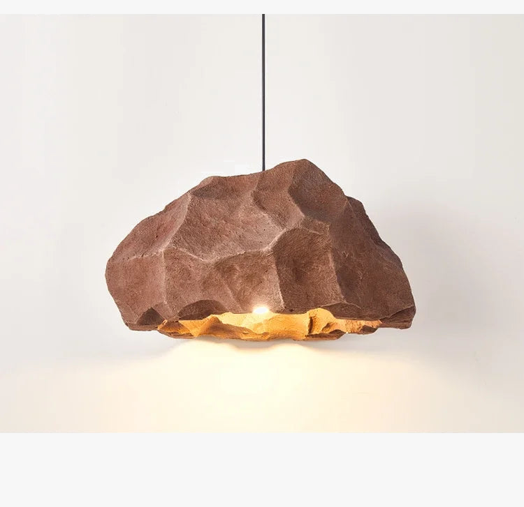 lustre design nordique en micro ciment style japonais fait main