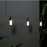 lustre design postmoderne en verre et métal éclairage nordique décoratif