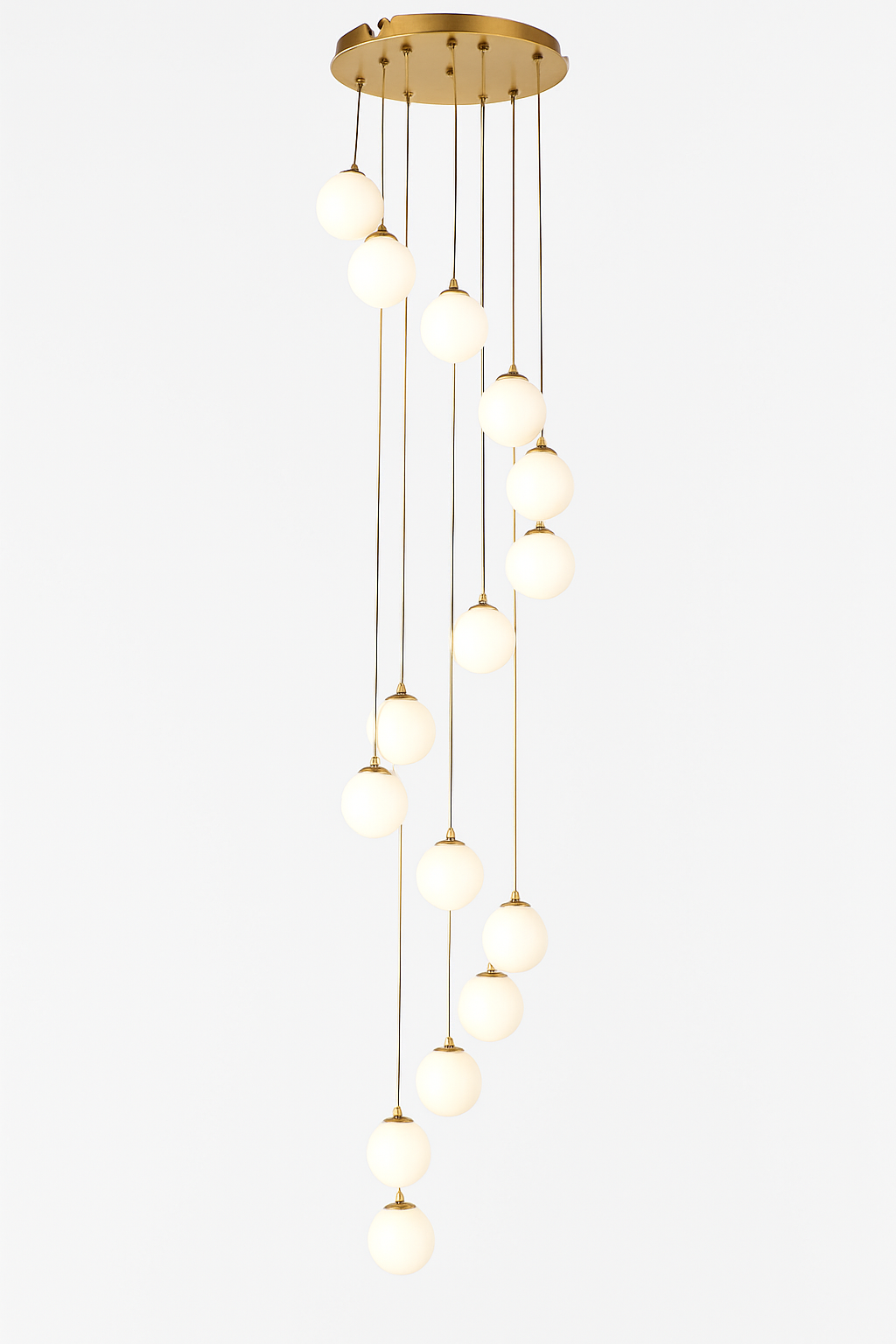lustre duplex moderne pour éclairage de luxe intérieur