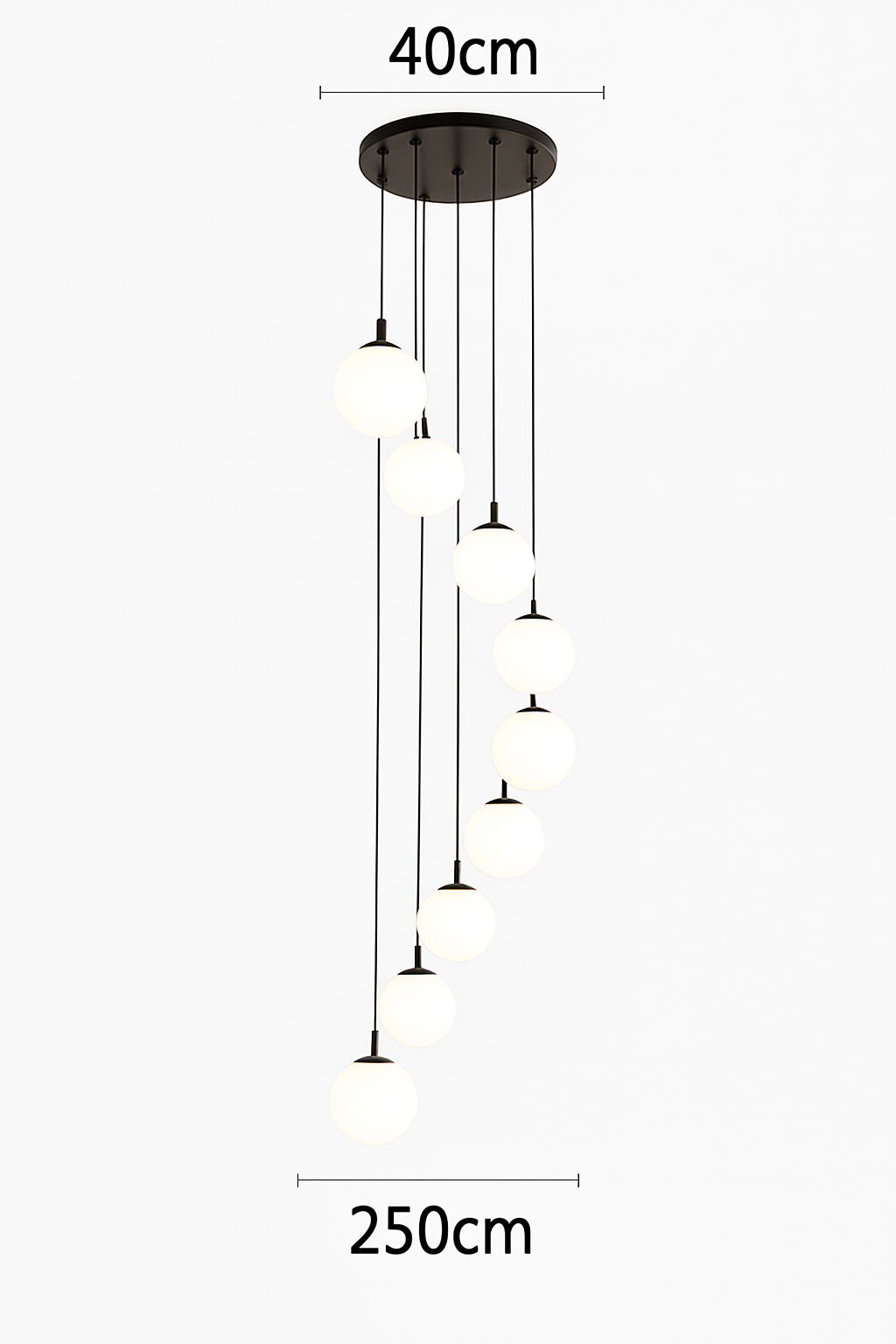 lustre duplex moderne pour éclairage de luxe intérieur