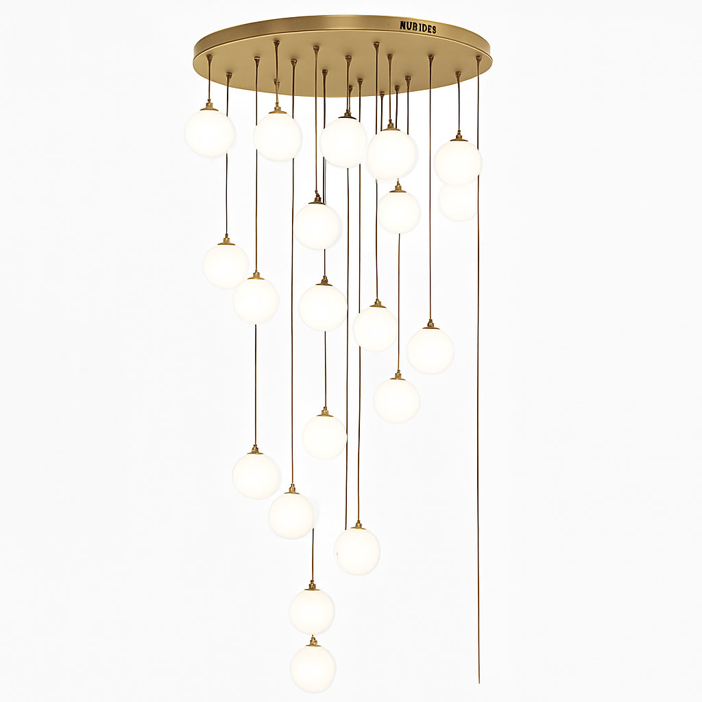 lustre duplex moderne pour éclairage de luxe intérieur