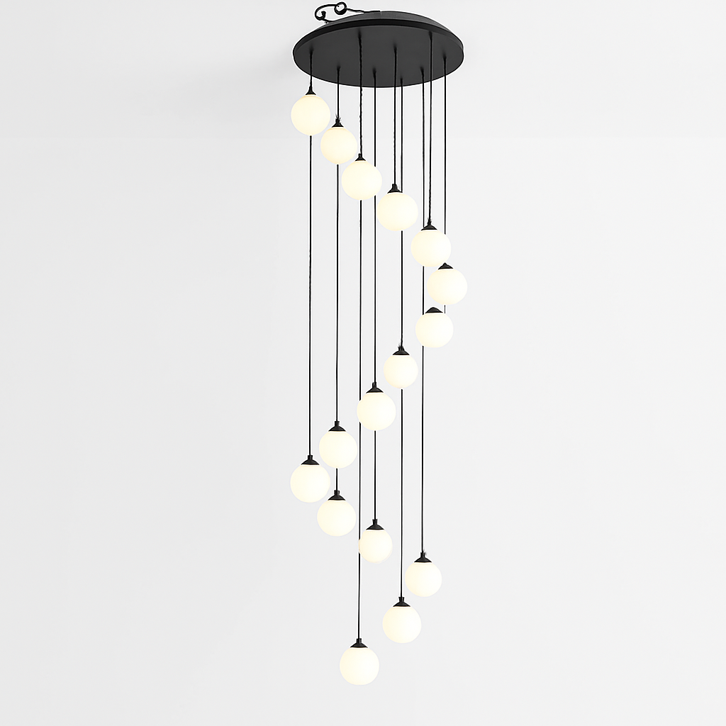 lustre duplex moderne pour éclairage de luxe intérieur