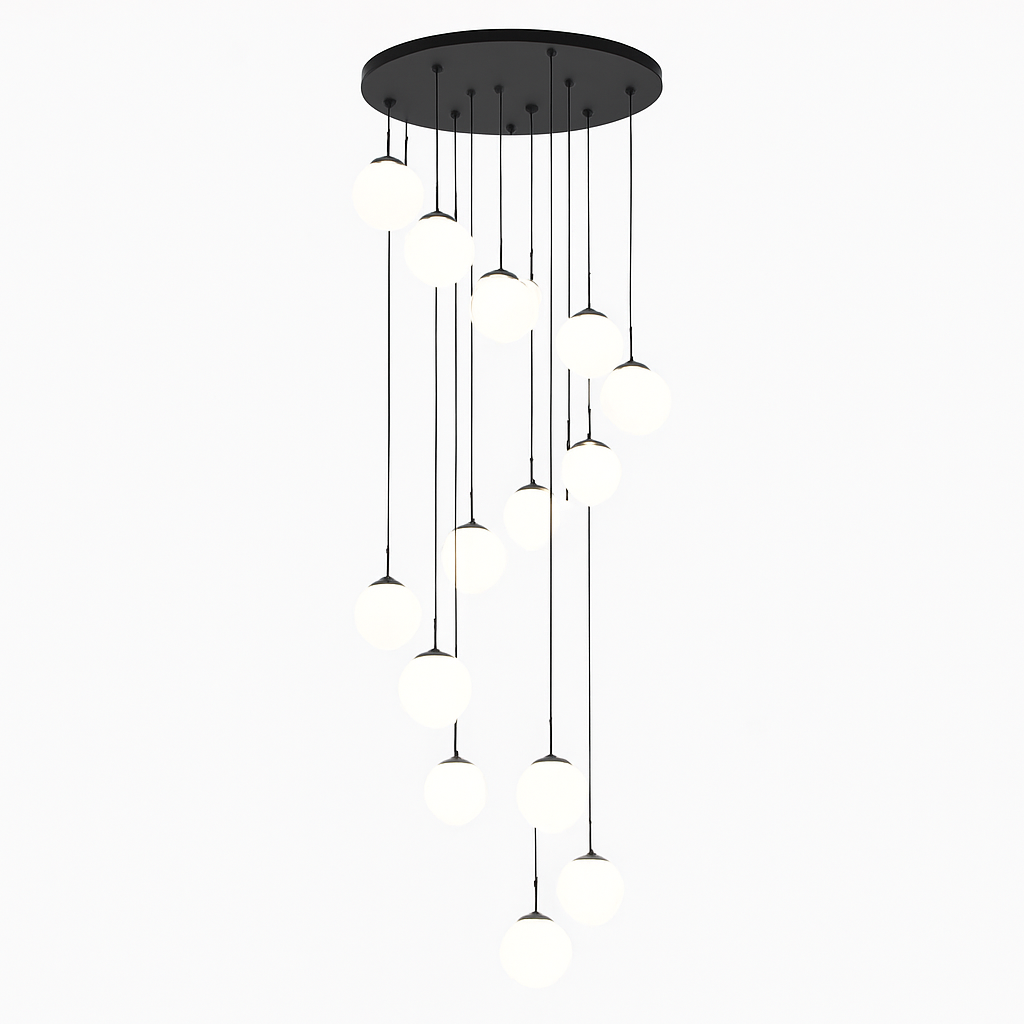 lustre duplex moderne pour éclairage de luxe intérieur