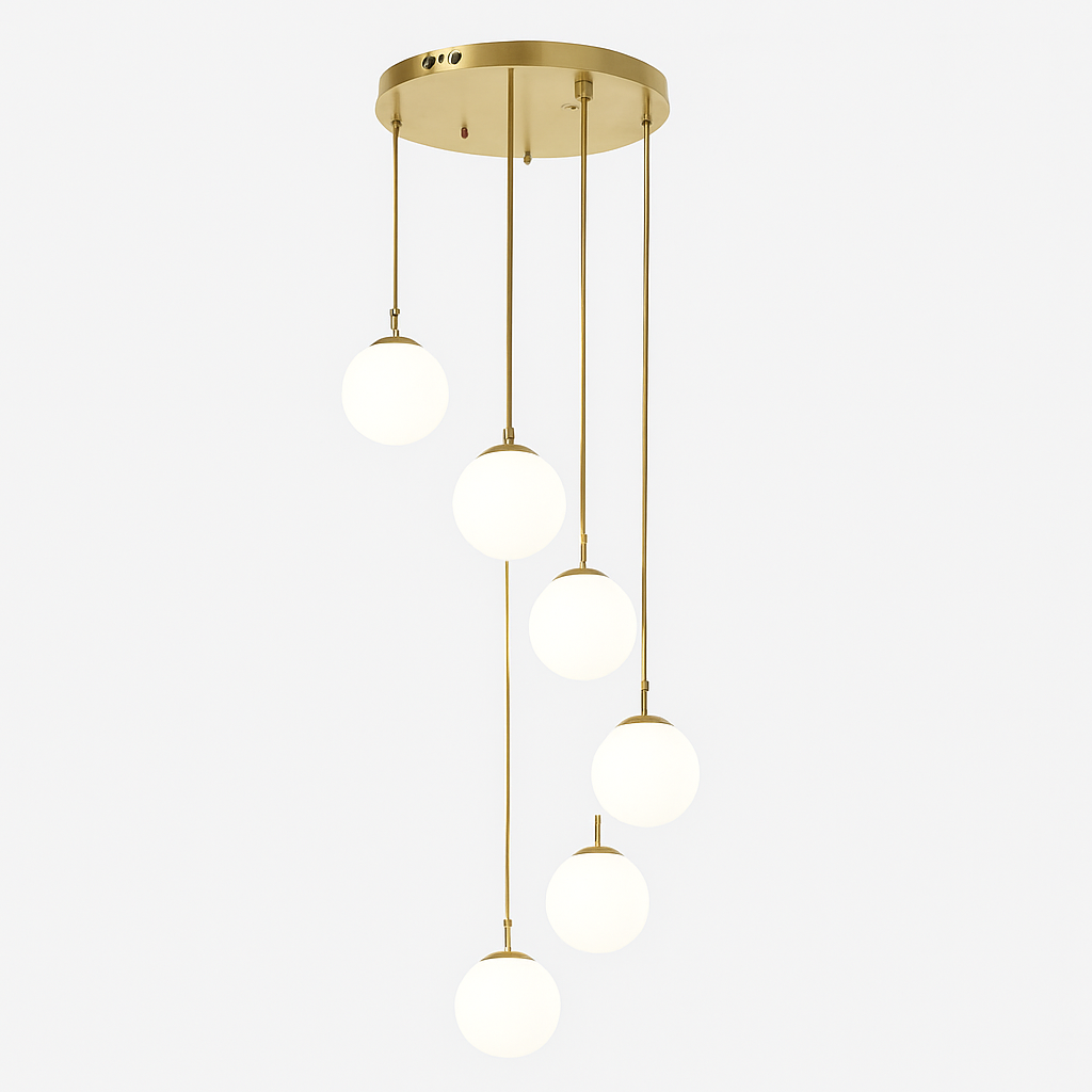 lustre duplex moderne pour éclairage de luxe intérieur