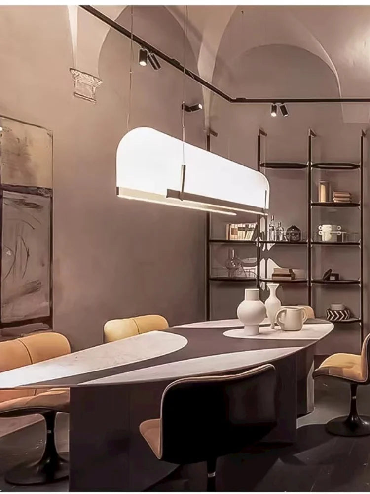 lustre en acrylique pour bar et restaurant moderne