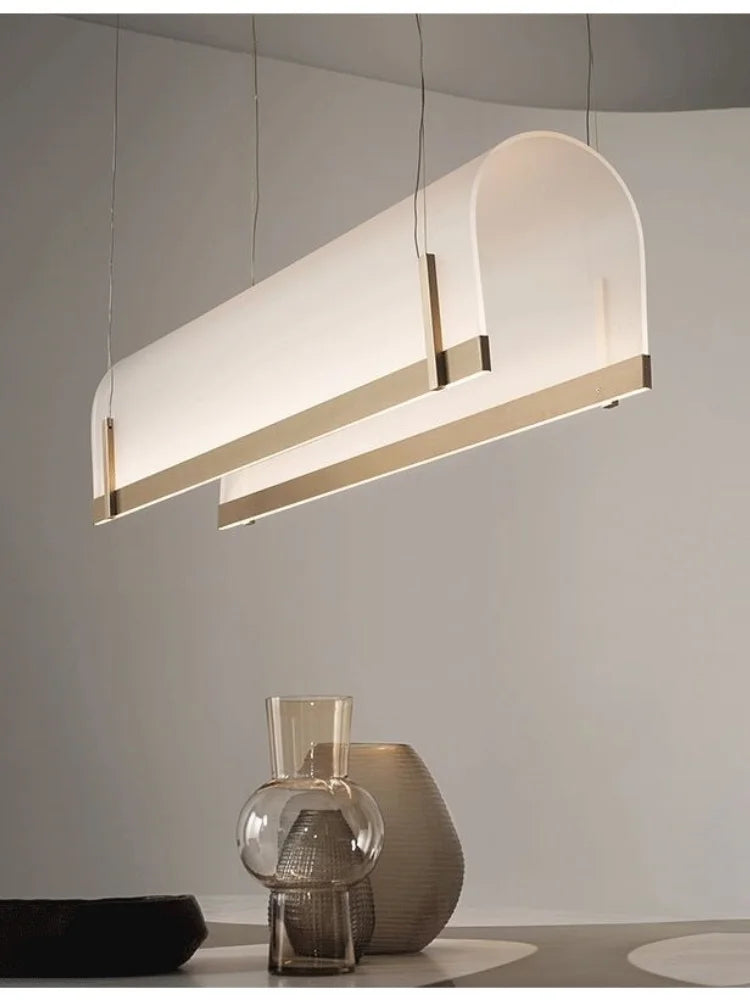 lustre en acrylique pour restaurant et salon postmoderne