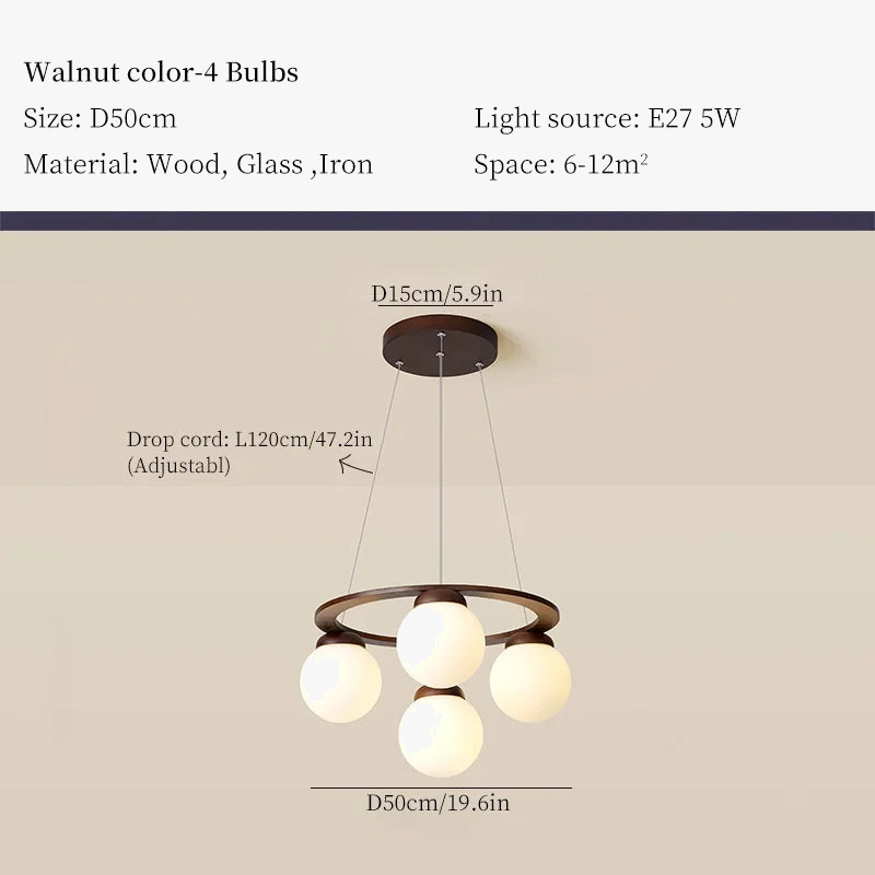 lustre en bois design pour décoration contemporaine maison