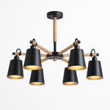 Lustre en bois et métal rustique Personality