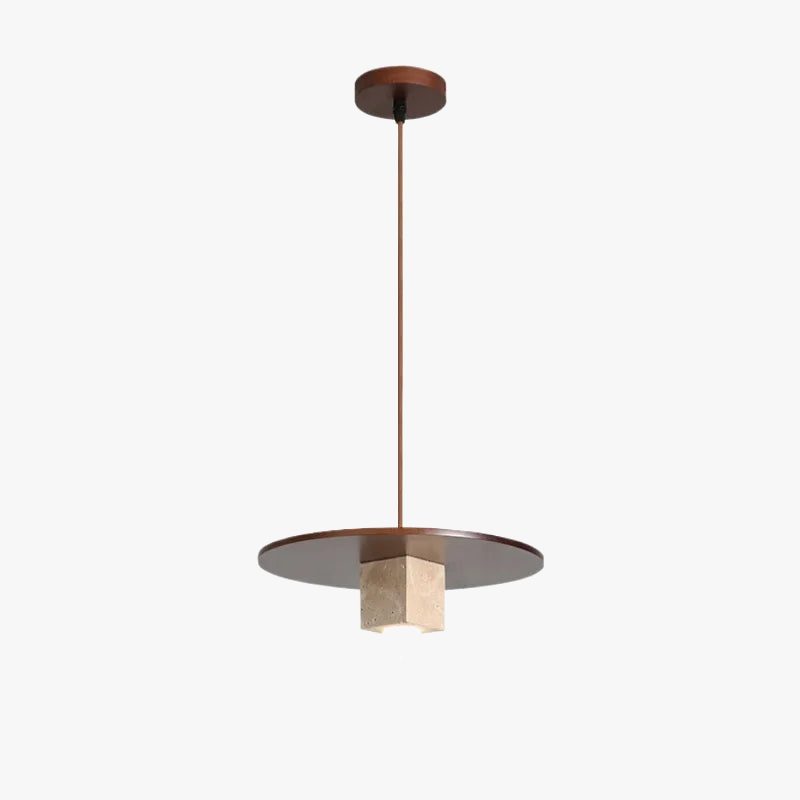 lustre en bois massif pour décoration de bar et restaurant