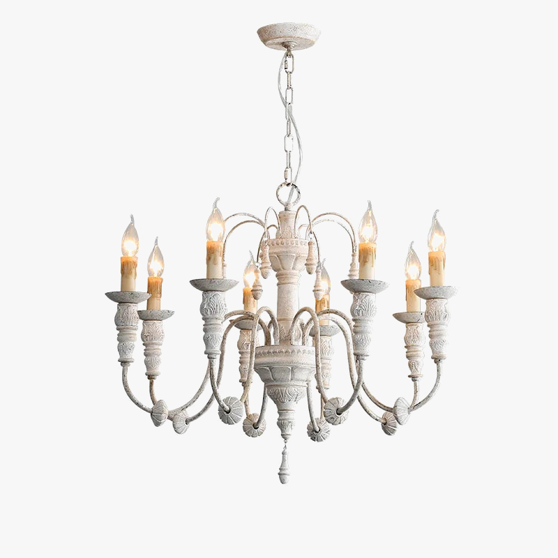 lustre en bois massif pour décoration intérieure et éclairage