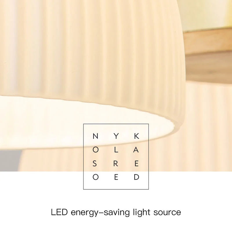 lustre en bois moderne pour décoration intérieure élégante et contemporaine