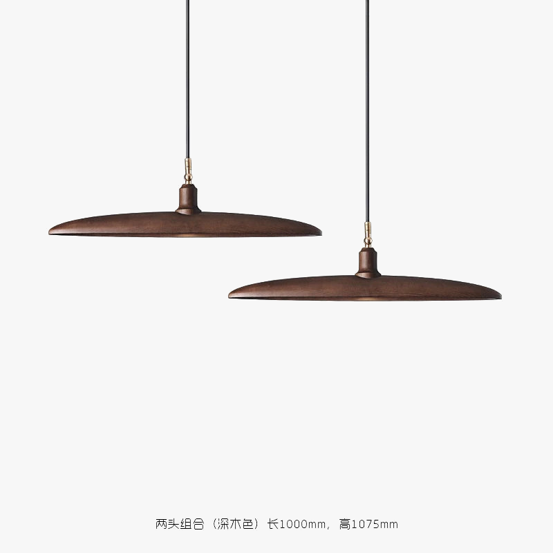 lustre en bois style nordique pour éclairage décoratif élégant