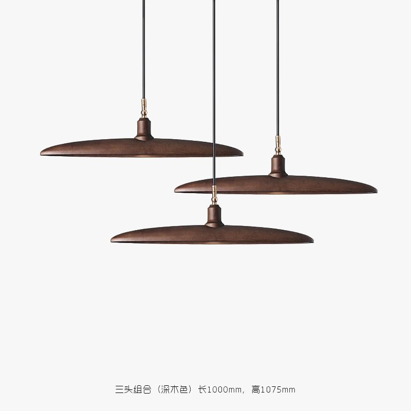 lustre en bois style nordique pour éclairage décoratif élégant