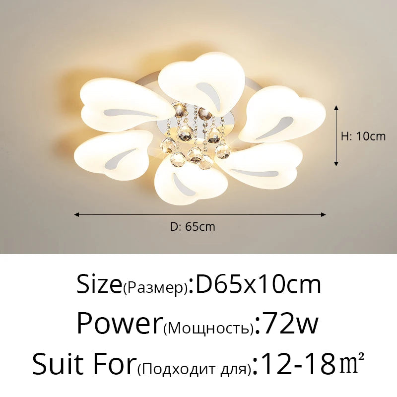 lustre en cristal de luxe avec éclairage led pour intérieur