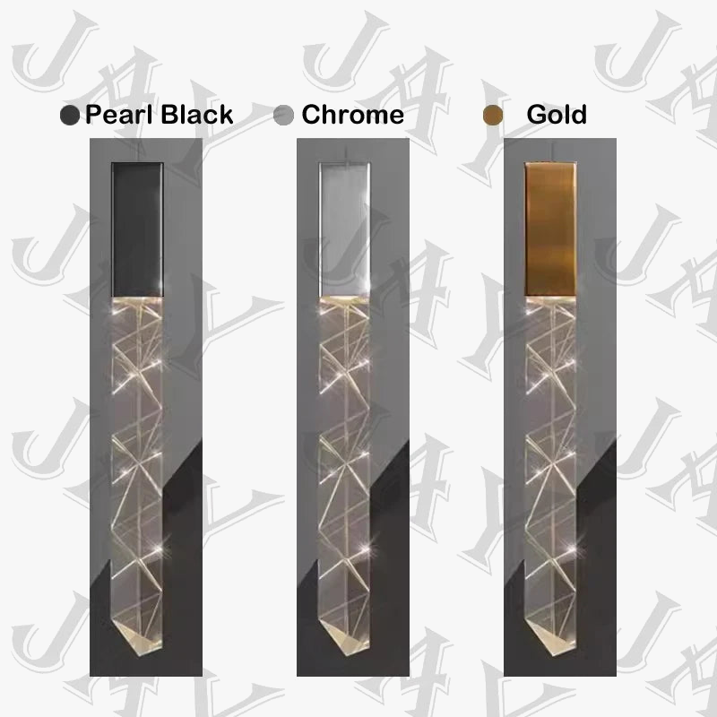 lustre en cristal de luxe à led pour un éclairage élégant