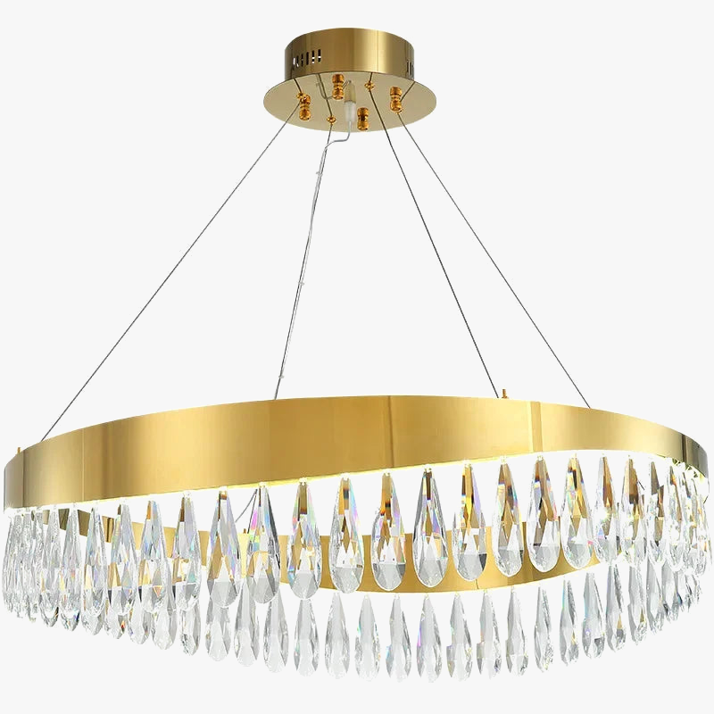 lustre en cristal de luxe pour éclairage décoratif intérieur