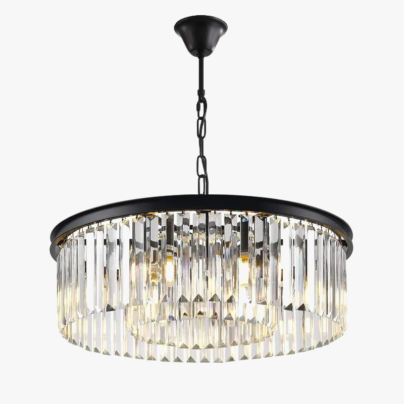 lustre en cristal de luxe pour décoration intérieure