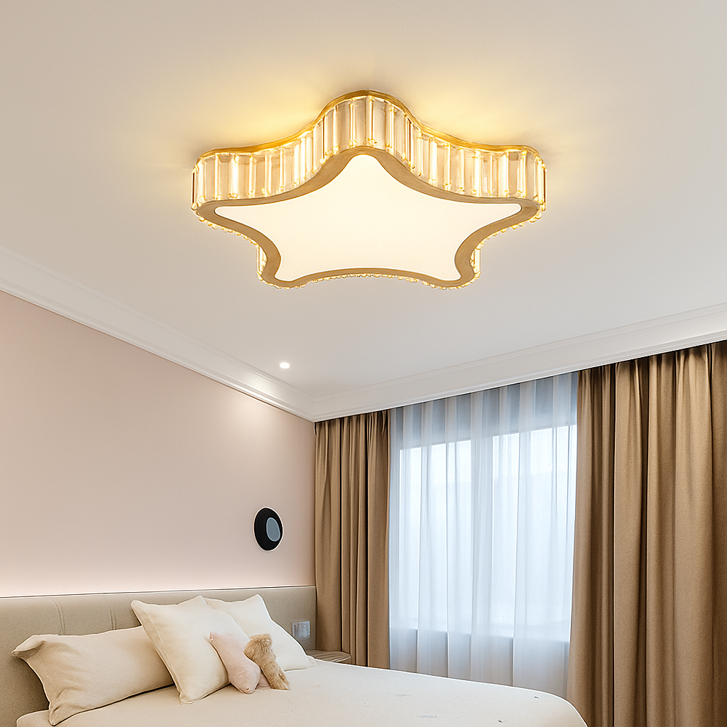 lustre en cristal de luxe pour décoration intérieure élégante