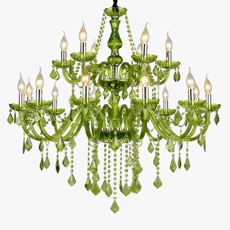lustre en cristal de luxe pour mariage et restauration