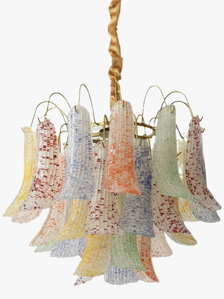 lustre en cristal de luxe rétro pour intérieur élégant
