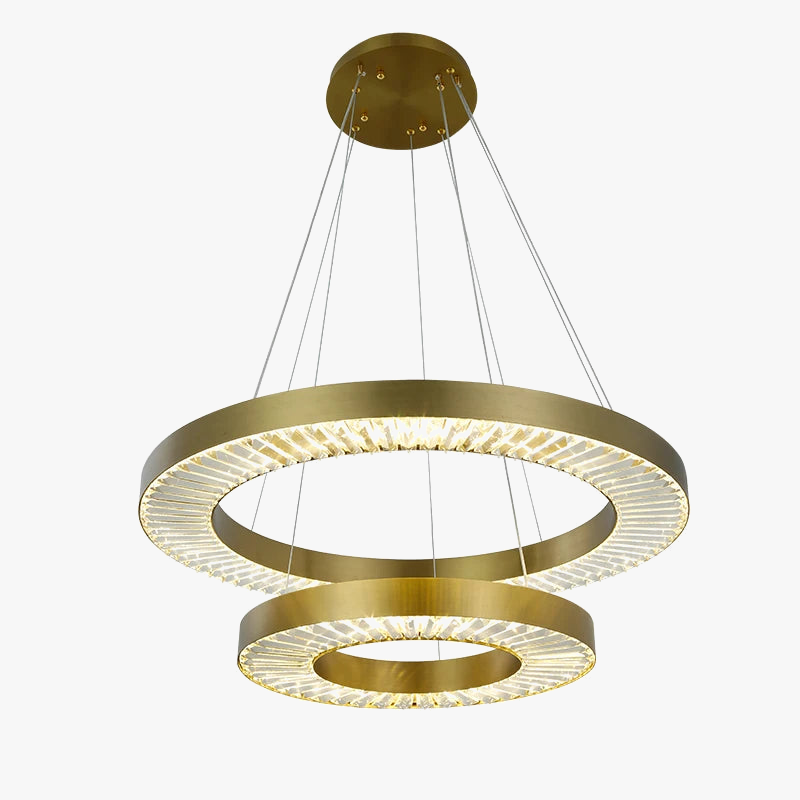 lustre en cristal de luxe style nordique moderne