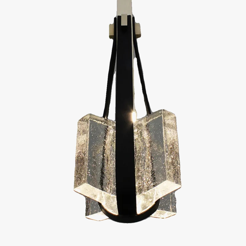 lustre en cristal design moderne pour restaurants bars et cafés