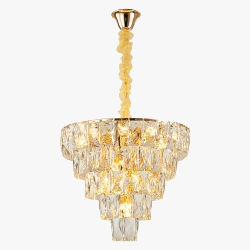 lustre en cristal design nordique pour intérieur élégant