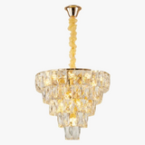 lustre en cristal design nordique pour intérieur élégant