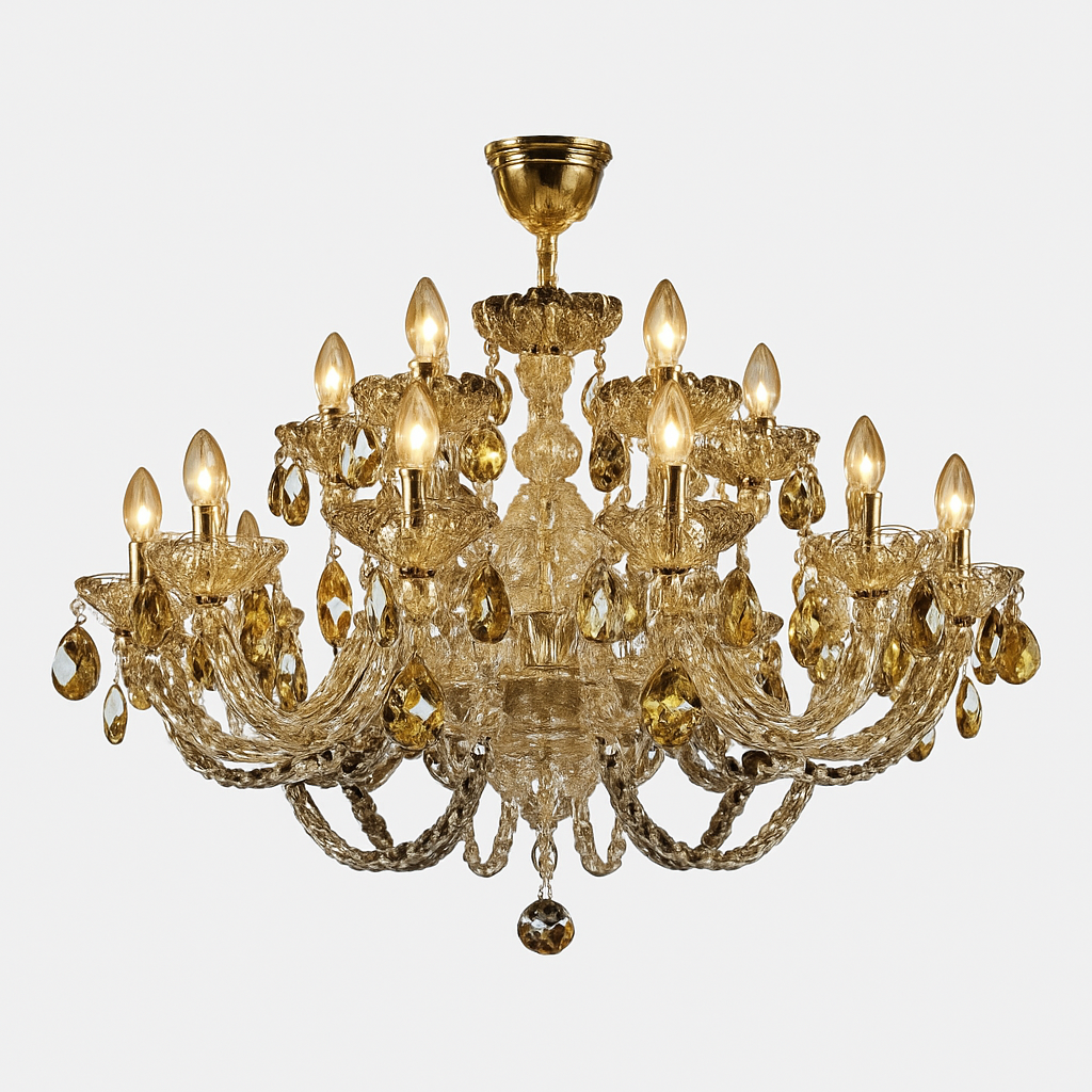 lustre en cristal design pour un intérieur luxueux et raffiné