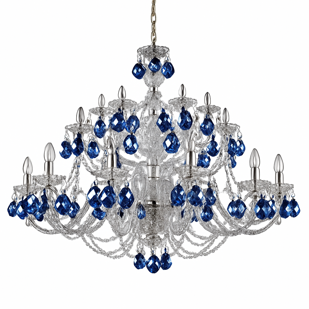 lustre en cristal design pour un intérieur luxueux et raffiné