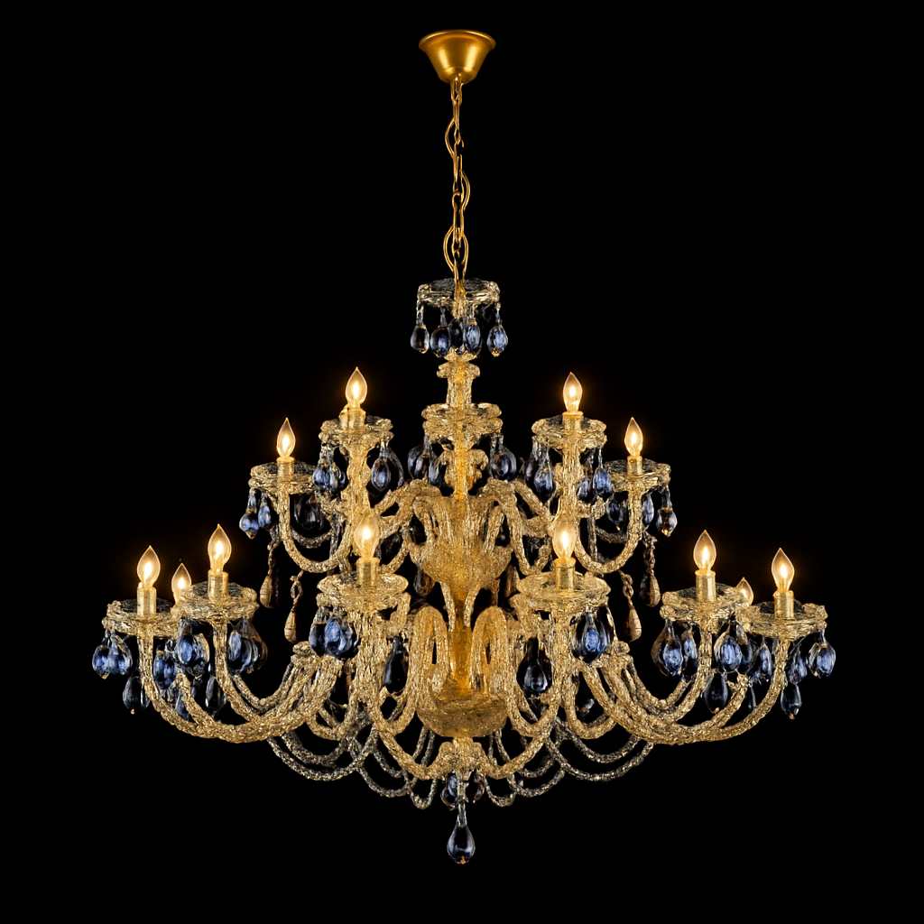 lustre en cristal design pour un intérieur luxueux et raffiné