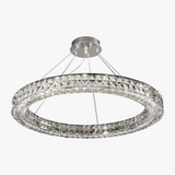 lustre en cristal design simple décoratif de luxe nouvelle collection