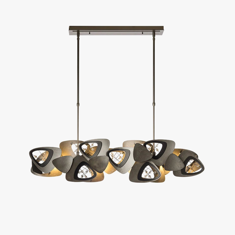 lustre en cristal design tendance éclairage à led moderne