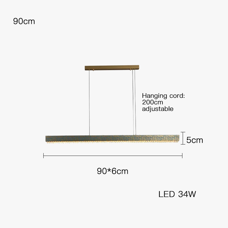 lustre en cristal et cuivre à led dimmable design moderne