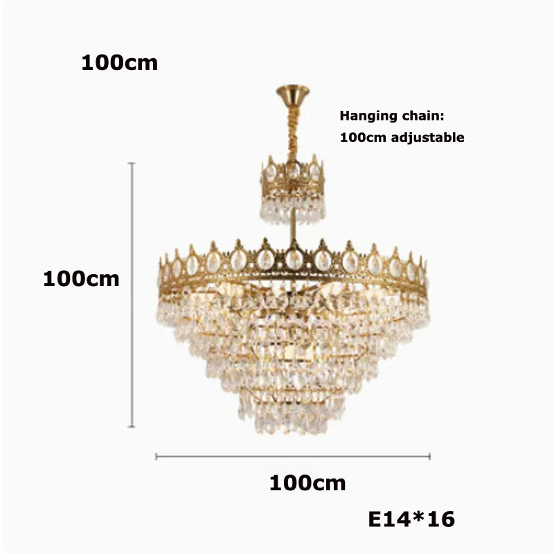 lustre en cristal k9 dimmable pour un éclairage élégant