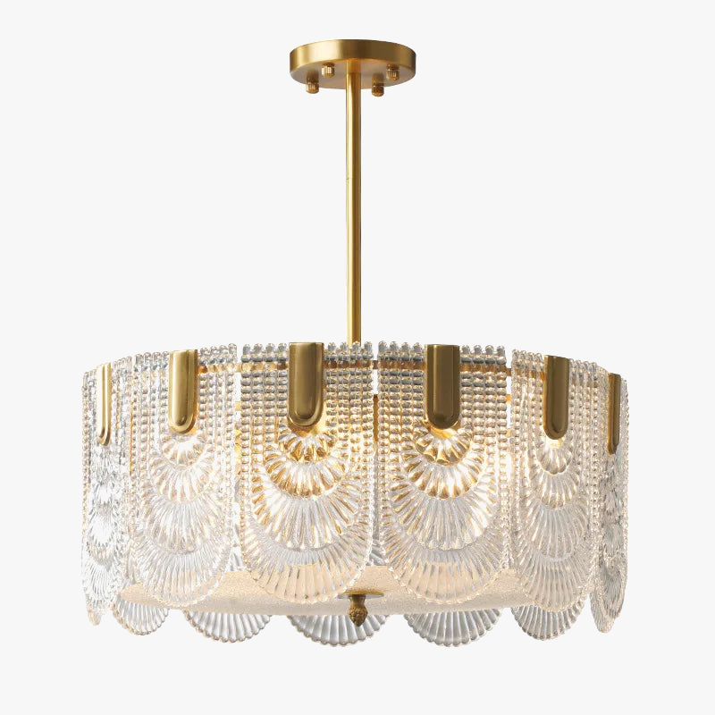 lustre en cristal élégant pour décoration intérieure raffinée