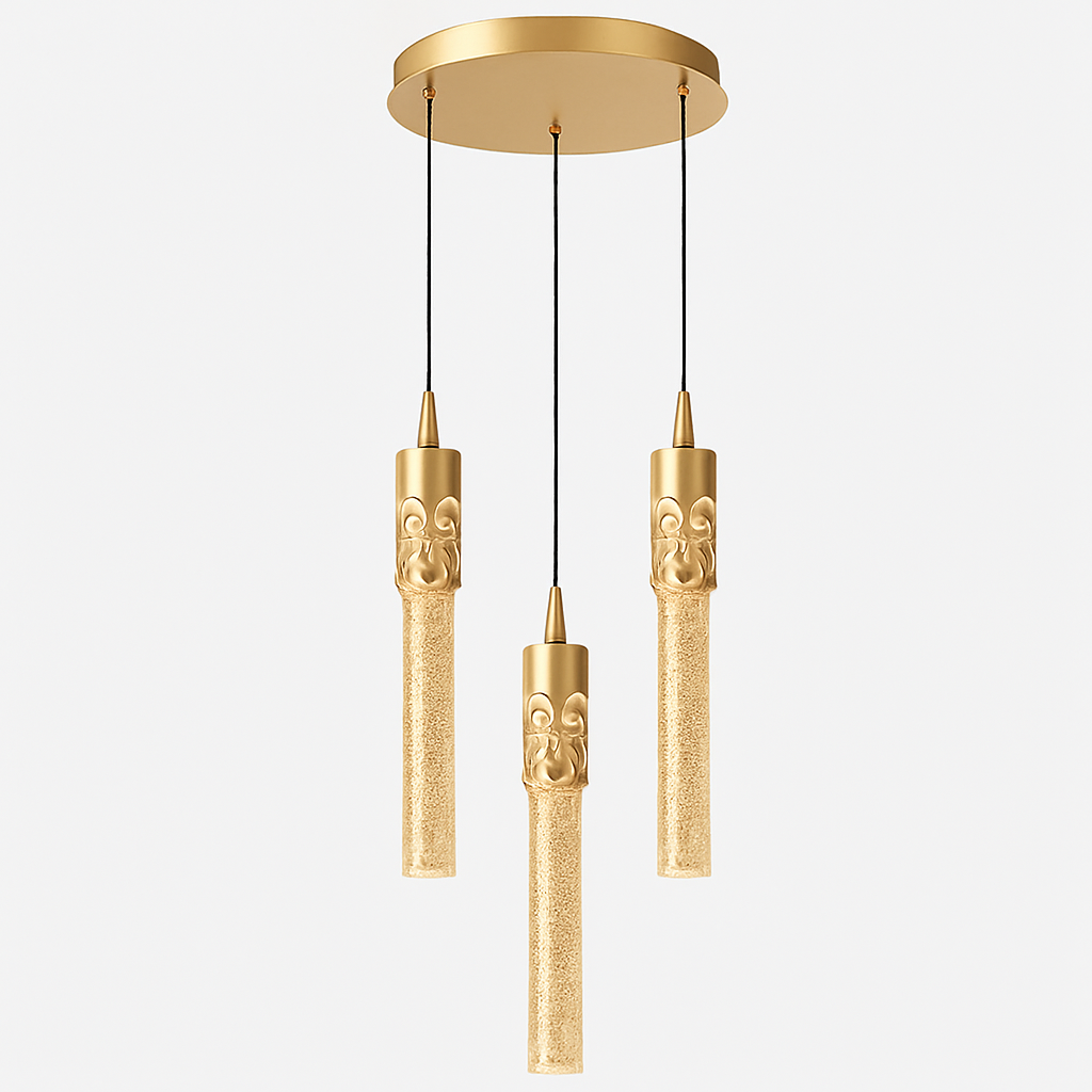lustre en cristal led moderne pour décoration intérieure créative