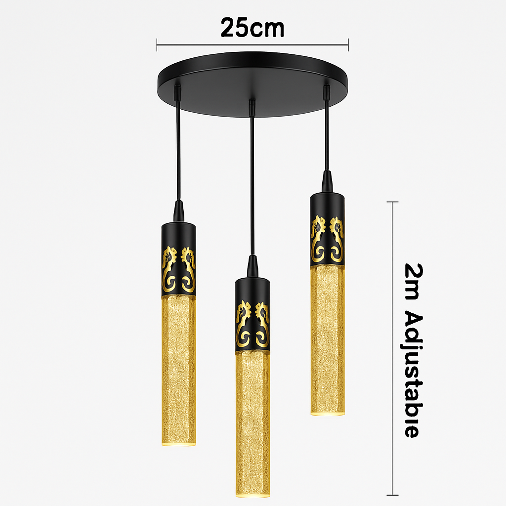 lustre en cristal led moderne pour décoration intérieure créative