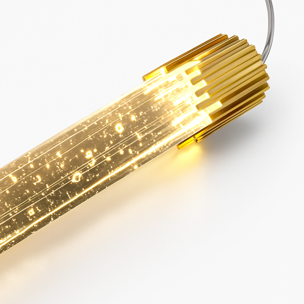 lustre en cristal led moderne pour décoration intérieure créative