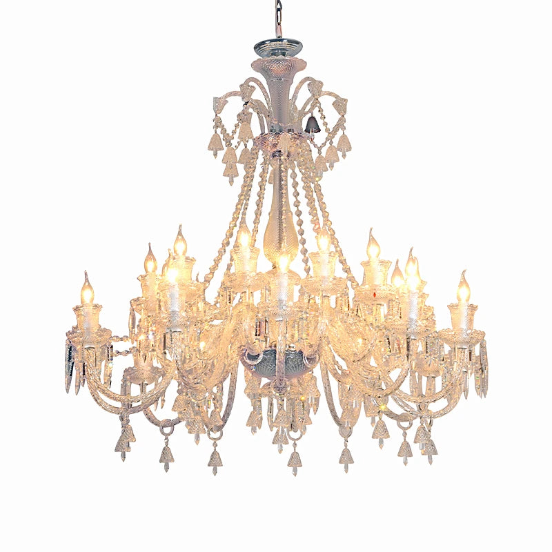 lustre en cristal à led pour un éclairage de luxe modernisé