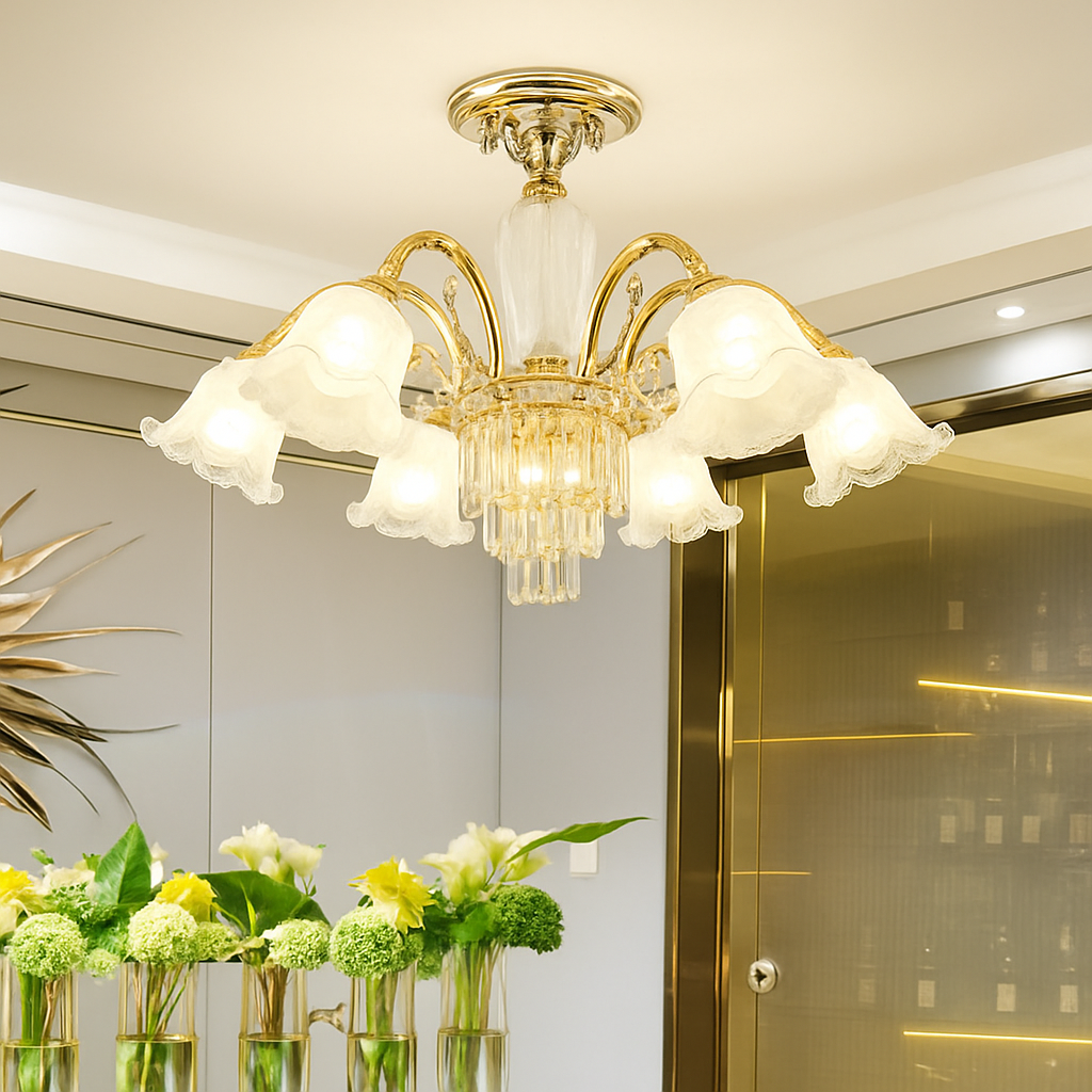 lustre en cristal lumineux pour hôtels et églises