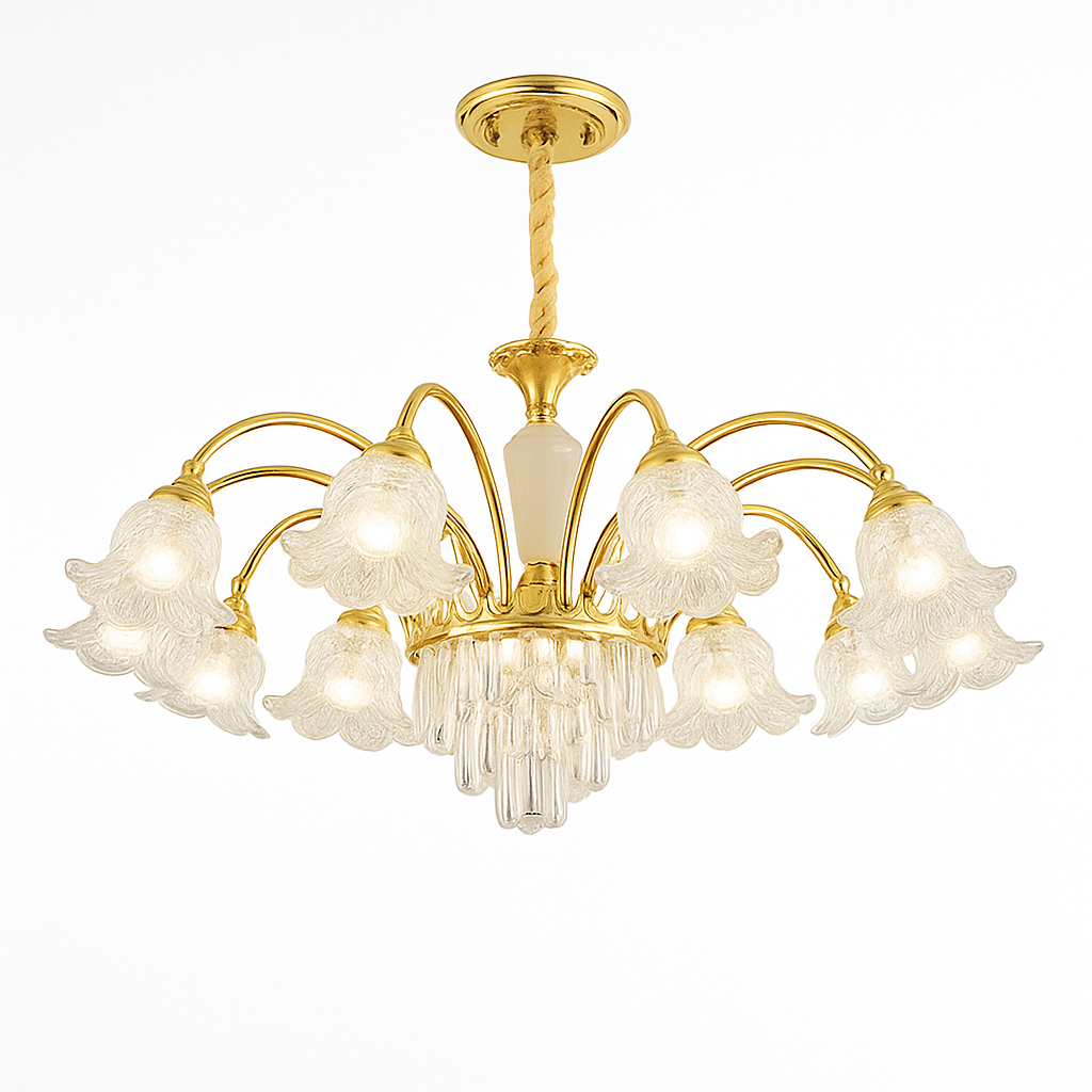 lustre en cristal lumineux pour hôtels et églises