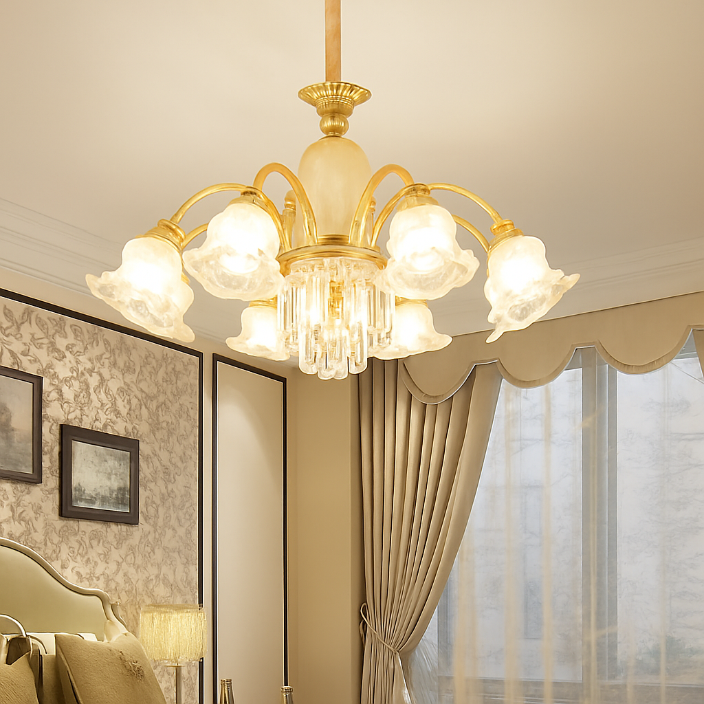 lustre en cristal lumineux pour hôtels et églises