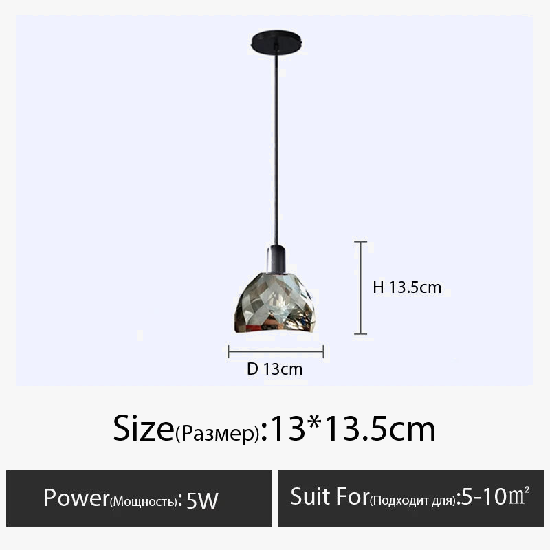 lustre en cristal moderne avec éclairage led décoratif intérieur