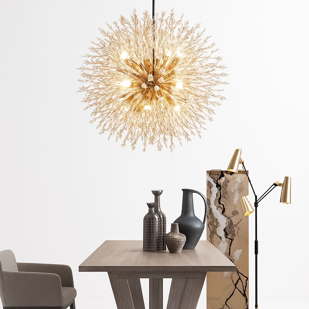 lustre en cristal moderne éclairage décoratif pour intérieur élégant