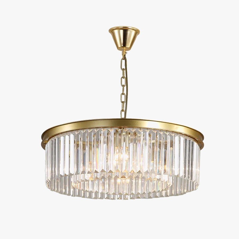 lustre en cristal moderne design pour éclairage élégant