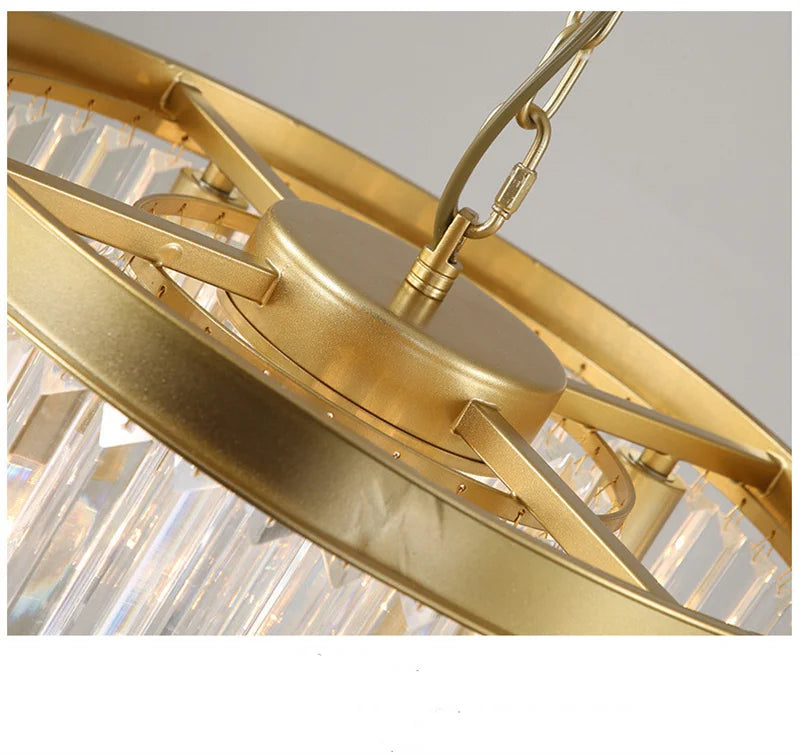 lustre en cristal moderne design pour éclairage élégant