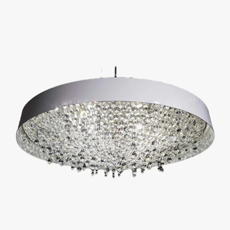 lustre en cristal moderne noir et blanc pour décoration intérieure