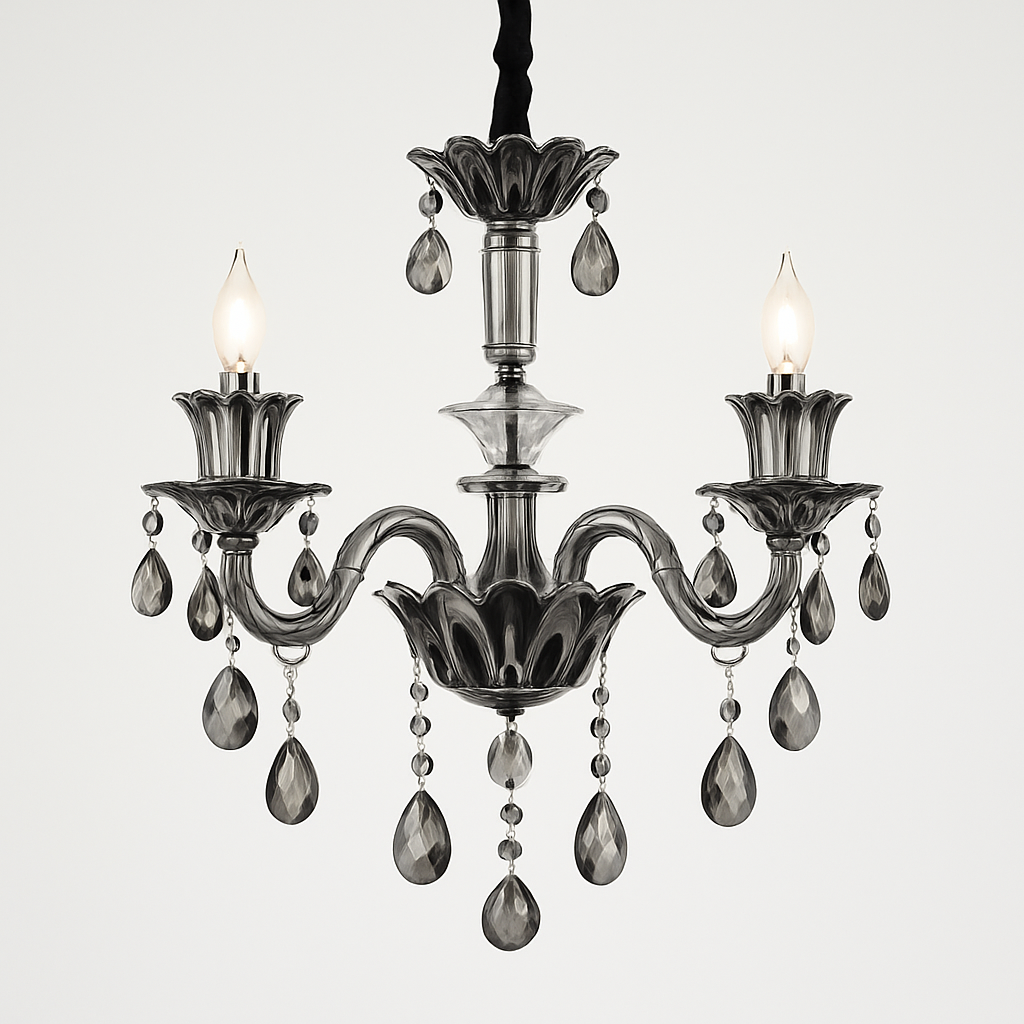 lustre en cristal moderne pour éclairage d'ambiance élégante