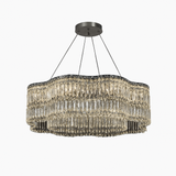 lustre en cristal moderne pour éclairage intérieur élégant
